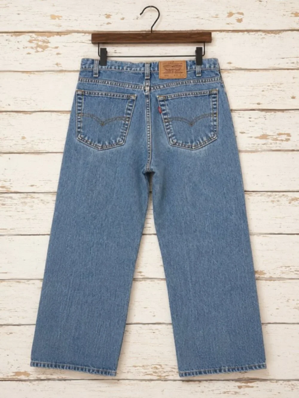 Vintage Levi’s 512 Jeans 32x34 Made in USA Medium Wash Straight Leg 100% Cotton